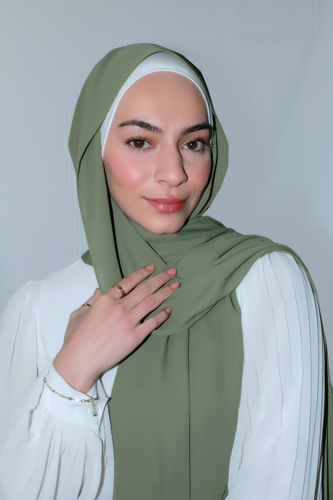 Fern Elegant Georgette Chiffon